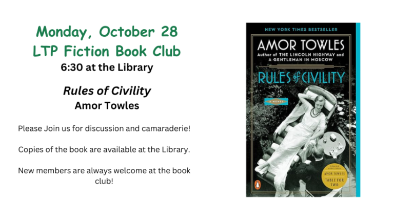 book club rules of civility